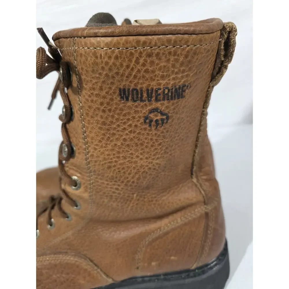 Wolverine Herrin W08393 Steel Toe EH Brown Leather 8